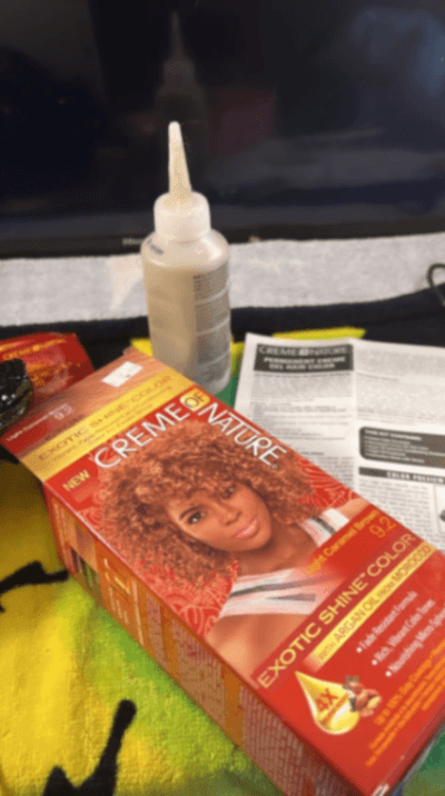 Crème of Nature Dye Application