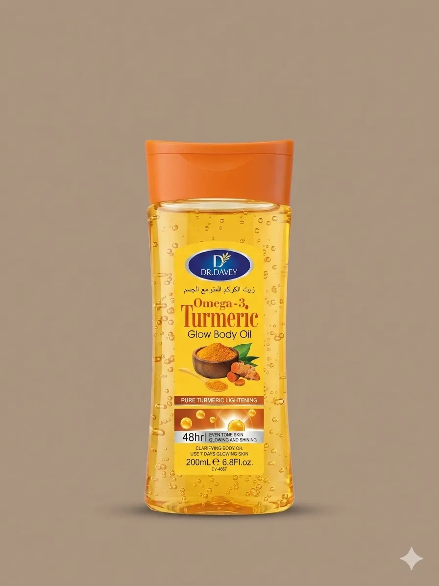 DR.Davey Omega-3 Tumeric Glow Body Oil 200ml