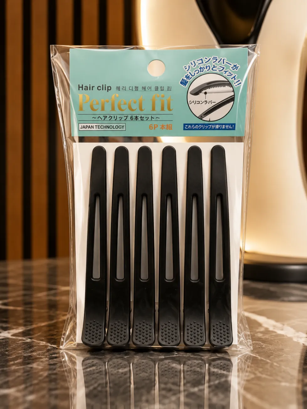 Perfect Fit Hair Clips 6pc